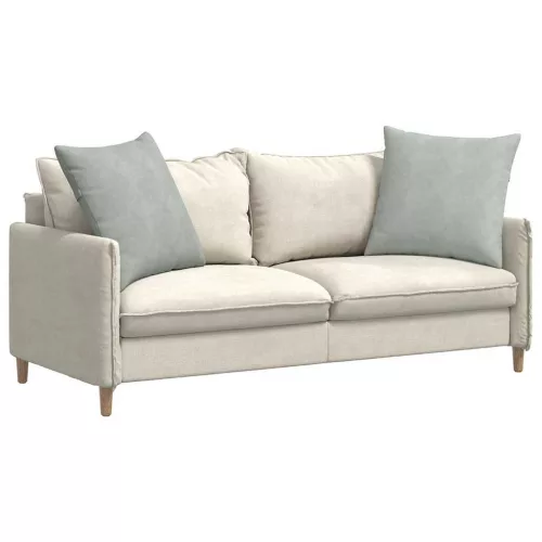 Kanapé párnák 2 pcs Világosszürke 80 x 80 cm Bársonyos szövet