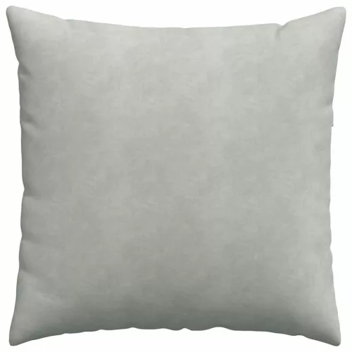 Kanapé párnák 2 pcs Világosszürke 80 x 80 cm Bársonyos szövet