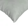 Kanapé párnák 2 pcs Világosszürke 80 x 80 cm Bársonyos szövet