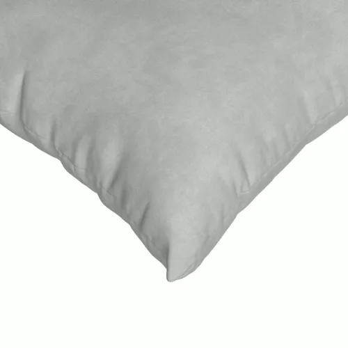 Kanapé párnák 2 pcs Világosszürke 80 x 80 cm Bársonyos szövet