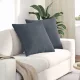 Kanapé párnák 2 pcs Sötétszürke 80 x 80 cm Bársonyos szövet
