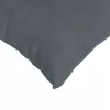 Kanapé párnák 2 pcs Sötétszürke 80 x 80 cm Bársonyos szövet