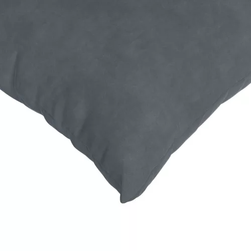 Kanapé párnák 2 pcs Sötétszürke 80 x 80 cm Bársonyos szövet