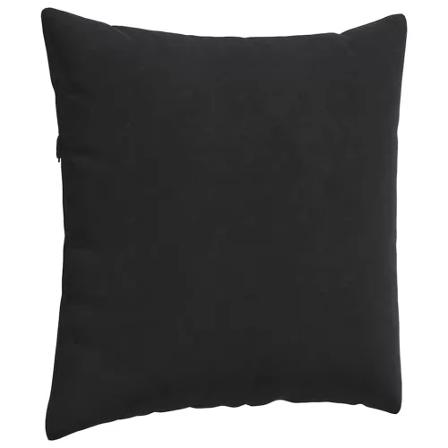 Kanapé párnák 2 pcs Fekete 80 x 80 cm Bársonyos szövet