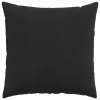 Kanapé párnák 2 pcs Fekete 80 x 80 cm Bársonyos szövet