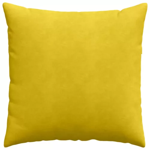 Kanapé párnák 2 pcs Sárga 80 x 80 cm Bársonyos szövet
