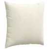 Kanapé párnák 2 pcs Krém 80 x 80 cm Bársonyos szövet