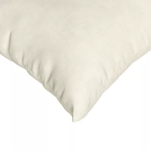 Kanapé párnák 2 pcs Krém 80 x 80 cm Bársonyos szövet