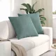 Kanapé párnák 2 pcs Tengeri Zöld 80 x 80 cm Bársonyos szövet