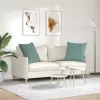 Kanapé párnák 2 pcs Tengeri Zöld 80 x 80 cm Bársonyos szövet