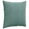 Kanapé párnák 2 pcs Tengeri Zöld 80 x 80 cm Bársonyos szövet