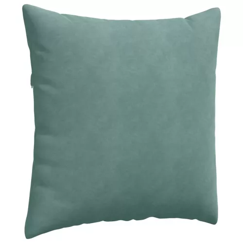 Kanapé párnák 2 pcs Tengeri Zöld 80 x 80 cm Bársonyos szövet