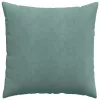 Kanapé párnák 2 pcs Tengeri Zöld 80 x 80 cm Bársonyos szövet