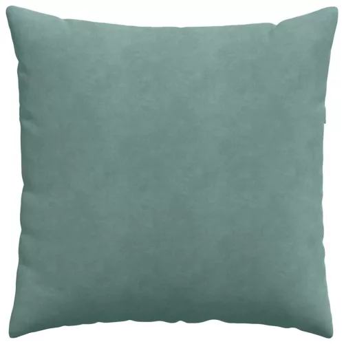 Kanapé párnák 2 pcs Tengeri Zöld 80 x 80 cm Bársonyos szövet
