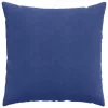 Kanapé párnák 2 pcs Rendőrségi kék 80 x 80 cm Bársonyos szövet