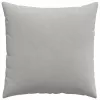Kanapé párnák 2 pcs Világosszürke 80 x 80 cm szövet