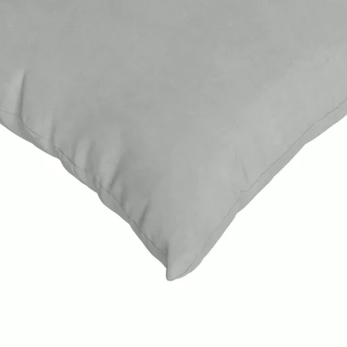 Kanapé párnák 2 pcs Világosszürke 80 x 80 cm szövet