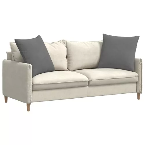 Kanapé párnák 2 pcs Sötétszürke 80 x 80 cm szövet