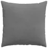 Kanapé párnák 2 pcs Sötétszürke 80 x 80 cm szövet