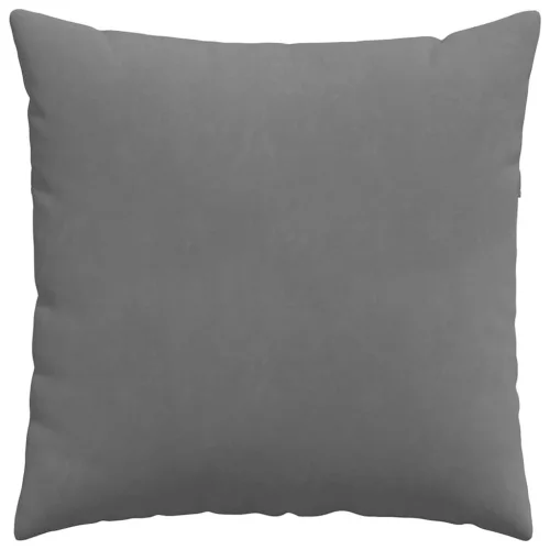 Kanapé párnák 2 pcs Sötétszürke 80 x 80 cm szövet