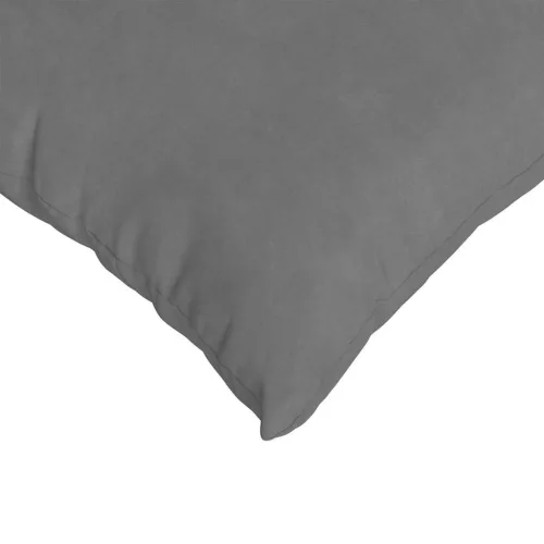 Kanapé párnák 2 pcs Sötétszürke 80 x 80 cm szövet