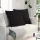 Kanapé párnák 2 pcs Fekete 80 x 80 cm szövet