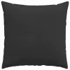 Kanapé párnák 2 pcs Fekete 80 x 80 cm szövet