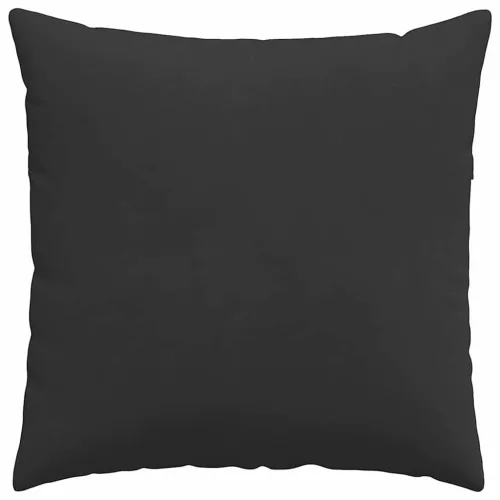 Kanapé párnák 2 pcs Fekete 80 x 80 cm szövet