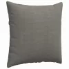 Kanapé párnák 2 pcs Világosszürke 80 x 80 cm Bársonyos szövet