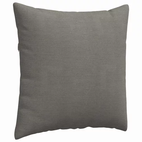 Kanapé párnák 2 pcs Világosszürke 80 x 80 cm Bársonyos szövet