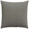 Kanapé párnák 2 pcs Világosszürke 80 x 80 cm Bársonyos szövet
