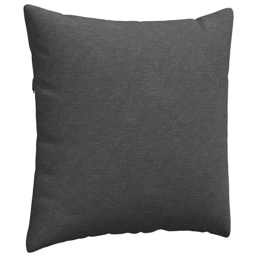 Kanapé párnák 2 pcs Sötétszürke 80 x 80 cm Bársonyos szövet