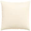 Kanapé párnák 2 pcs Krém 80 x 80 cm Bársonyos szövet