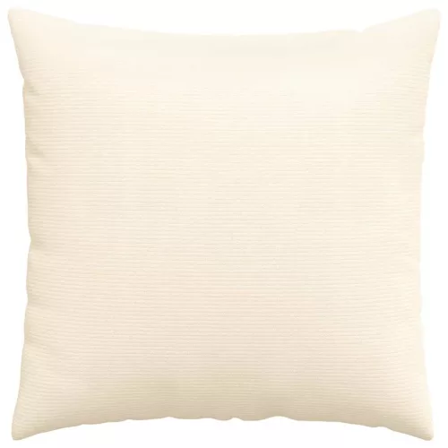 Kanapé párnák 2 pcs Krém 80 x 80 cm Bársonyos szövet