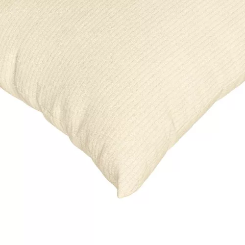 Kanapé párnák 2 pcs Krém 80 x 80 cm Bársonyos szövet