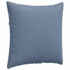Kanapé párnák 2 pcs Kék 80 x 80 cm Bársonyos szövet