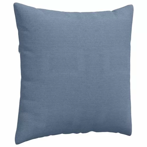 Kanapé párnák 2 pcs Kék 80 x 80 cm Bársonyos szövet