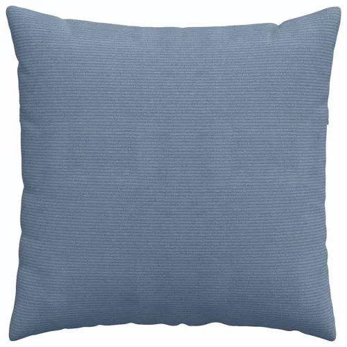 Kanapé párnák 2 pcs Kék 80 x 80 cm Bársonyos szövet