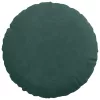 Ülőpárnák 2 pcs Sötétzöld Ø 40 x 13 cm Bársony