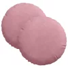 Ülőpárnák 2 pcs Rózsaszín Ø 40 x 13 cm Bársony