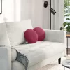 Ülőpárnák 2 pcs Bordó Ø 40 x 13 cm Bársony