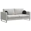 Ülőpárnák 2 pcs Fekete Ø 40 x 13 cm Bársony
