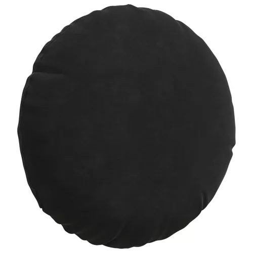 Ülőpárnák 2 pcs Fekete Ø 40 x 13 cm Bársony