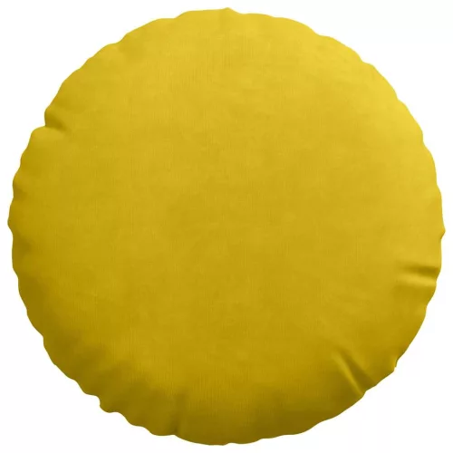 Ülőpárnák 2 pcs Sárga Ø 40 x 13 cm Bársony