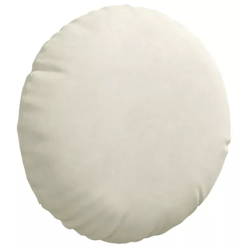 Ülőpárnák 2 pcs Krém Ø 40 x 13 cm Bársony