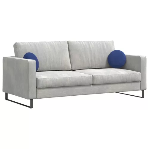 Ülőpárnák 2 pcs Rendőrségi kék Ø 40 x 13 cm Bársony