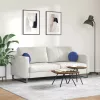 Ülőpárnák 2 pcs Rendőrségi kék Ø 40 x 13 cm Bársony
