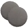 Ülőpárnák 2 pcs Világosszürke Ø 30 x 13 cm Bársonyos szövet
