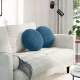 Ülőpárnák 2 pcs Kék Ø 40 x 13 cm Bársony