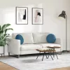 Ülőpárnák 2 pcs Kék Ø 40 x 13 cm Bársony